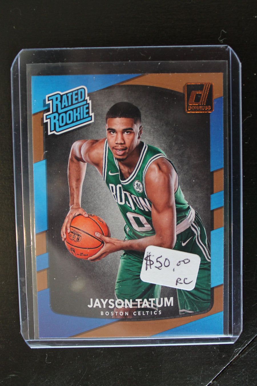 Jayson Tatum 2017-18 Panini Donruss Rookie Card