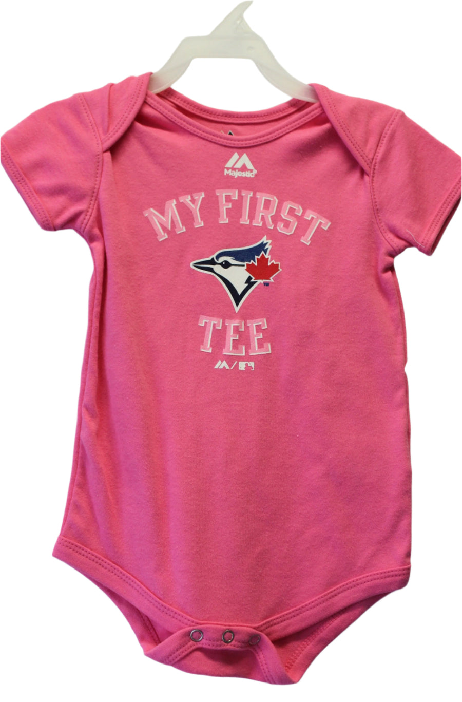 MLB Toronto Blue Jays Baby Pink "My First Tee" Bodysuit/Onesie