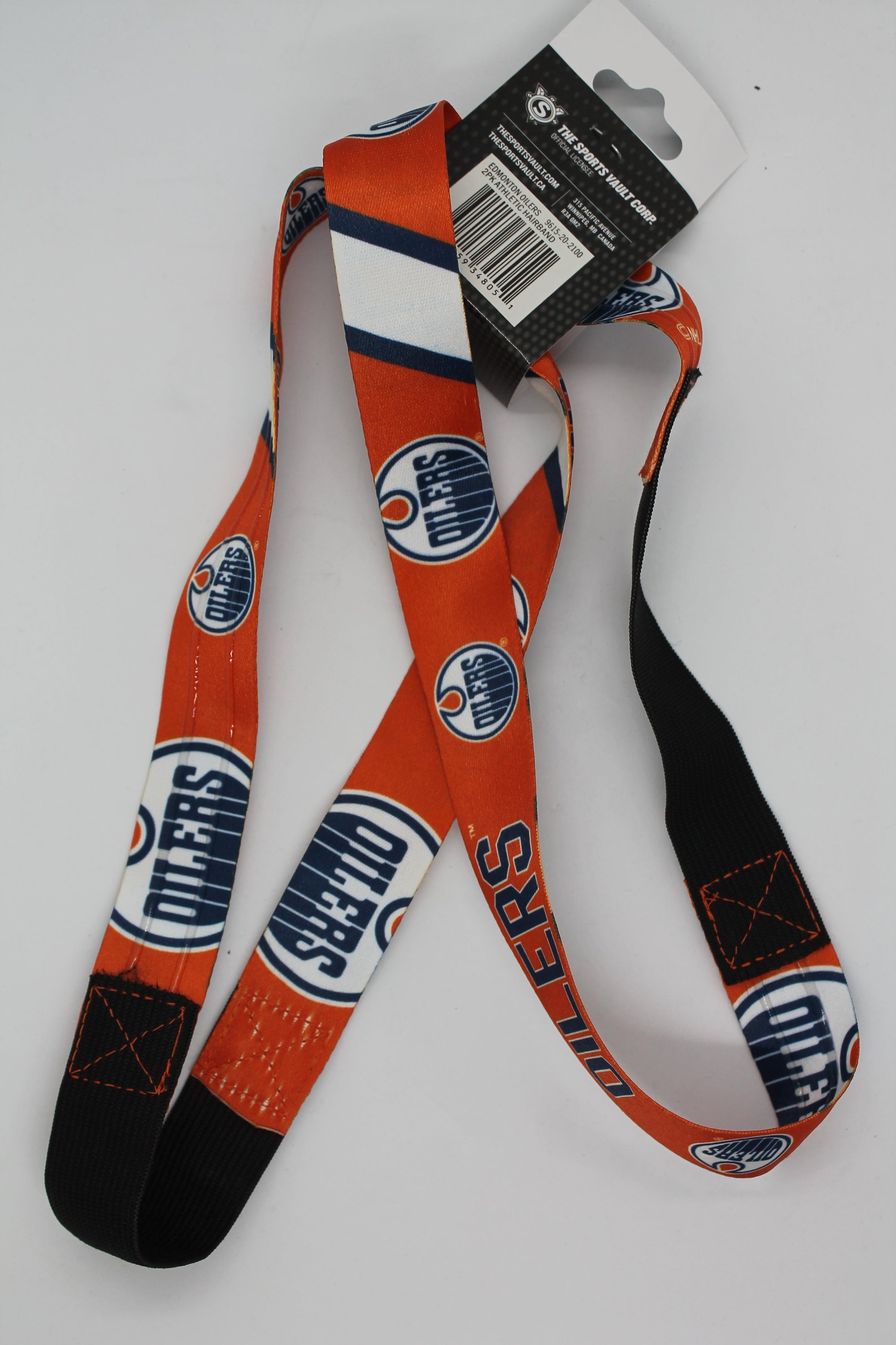 NHL Edmonton Oilers Athletic Headband 2 pack