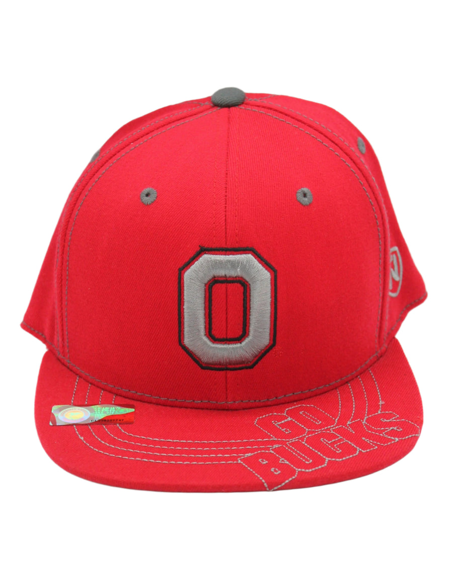 NCAA Ohio State Buckeyes Flex Fit Flat Brim Hat