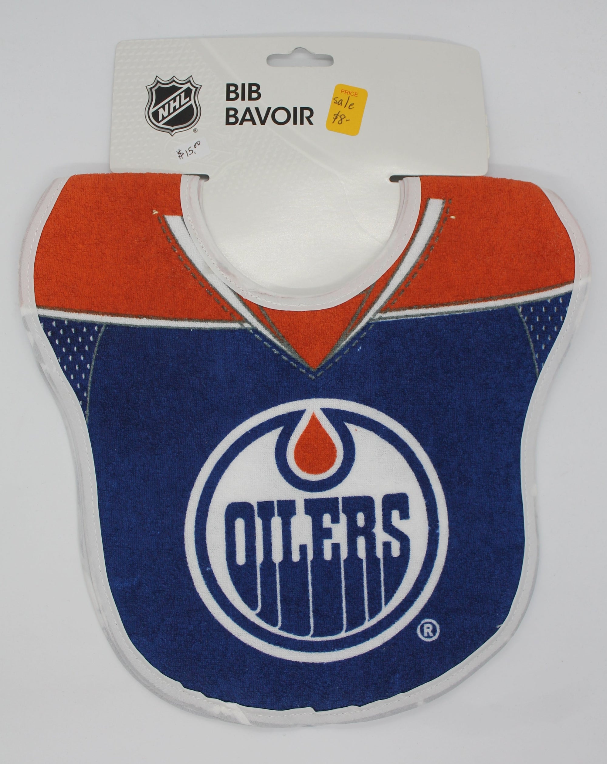 NHL Edmonton Oilers Baby Bib (2 Pack)- SALE
