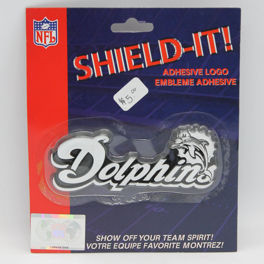 NFL Miami Dolphins Adhesive Chrome Logo