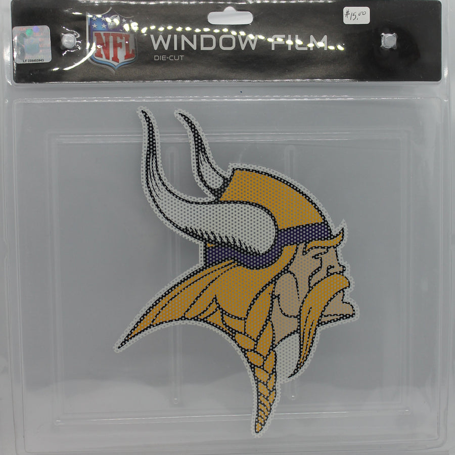 NFL Minnesota Vikings Perforated Car Decal
