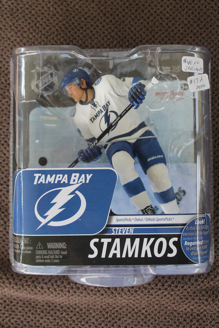 Steven Stamkos Series 29 Debut Variant McFarlane #17 of 2000