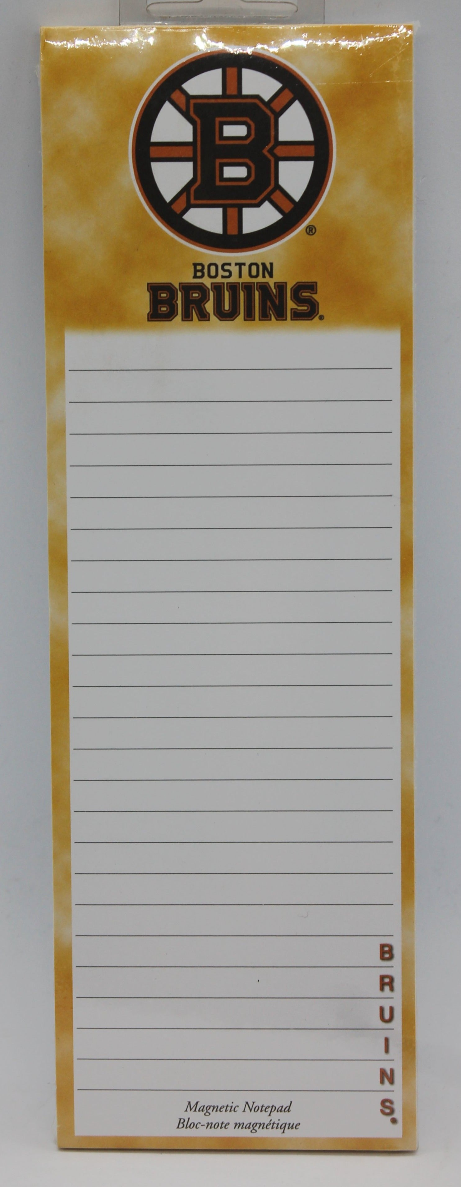NHL Boston Bruins Magnetic Notepad