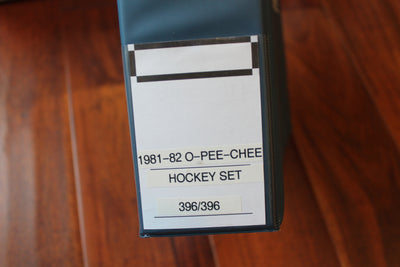 1981-82 O-PEE-CHEE Hockey Complete Set 396/396