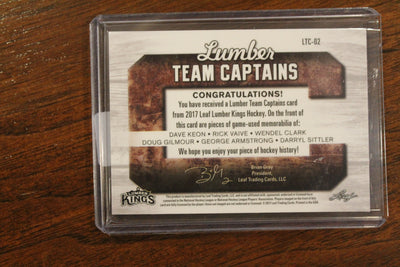 2017-18 Leaf Lumber Kings - Lumber Team Captains #LTC-02