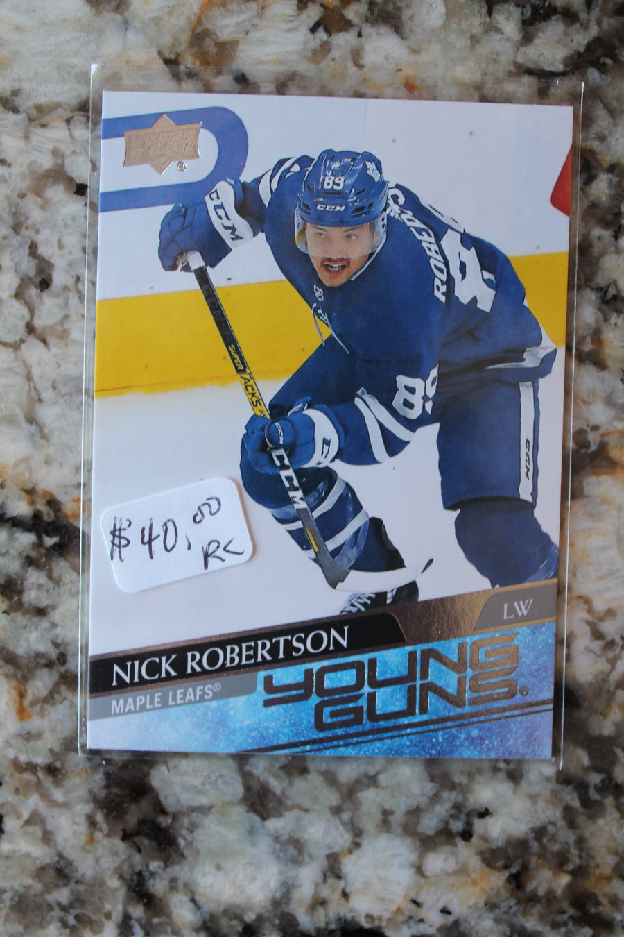 Nick Robertson 2020-21 Upper Deck - Young Guns Rookie Card