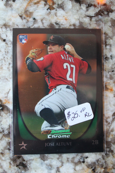 Jose Altuve 2011 Bowman Draft Picks & Prospects - Chrome Rookie Card