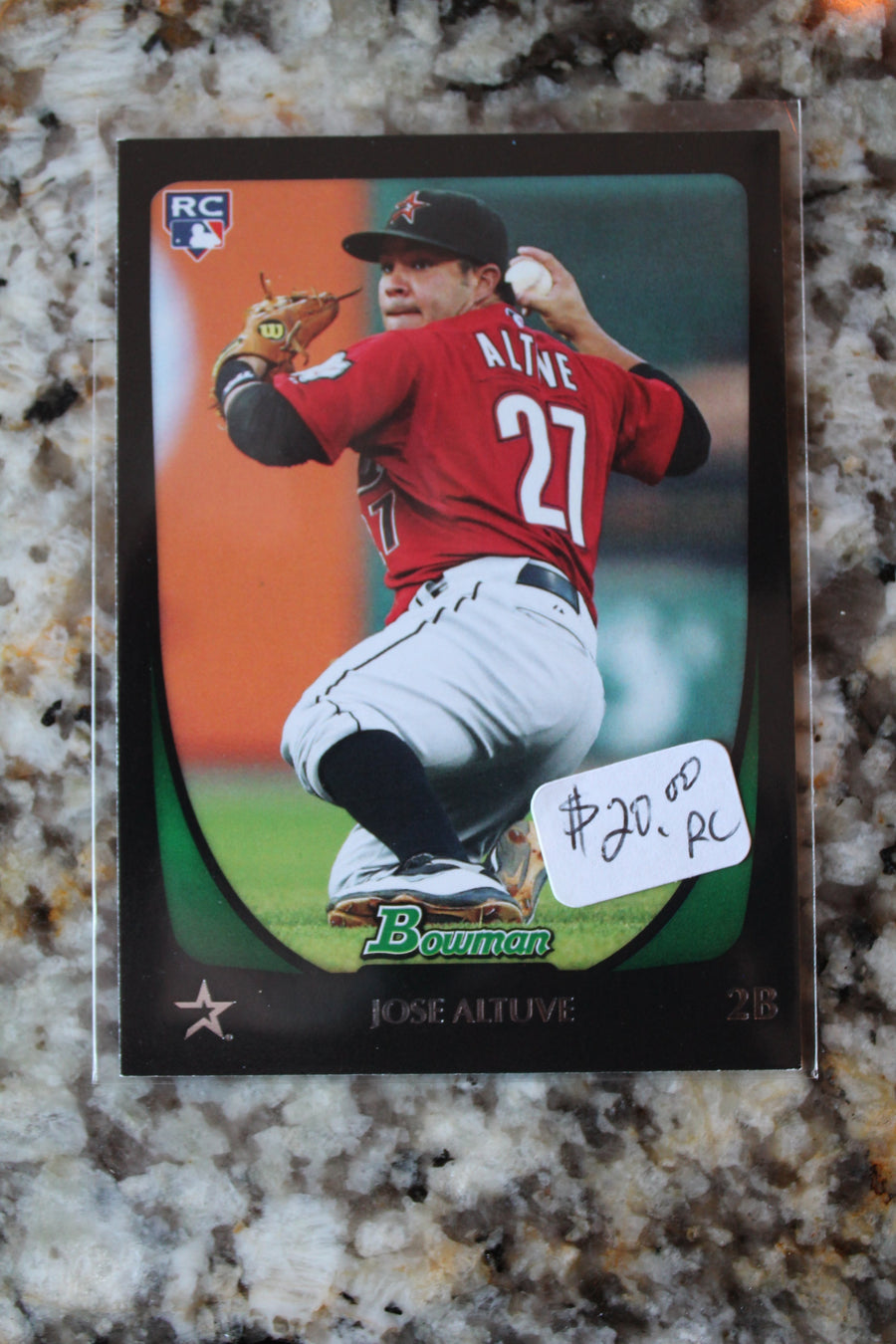 Jose Altuve 2011 Bowman Draft Picks & Prospects Rookie Card
