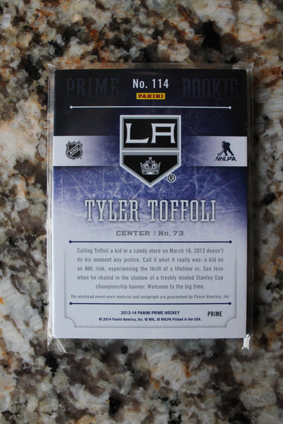 Tyler Toffoli 2013-14 Panini Prime - Prime Rookies Quad Rookie Card #151/199