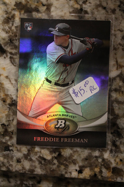 Freddie Freeman 2011 Bowman Platinum Rookie Card