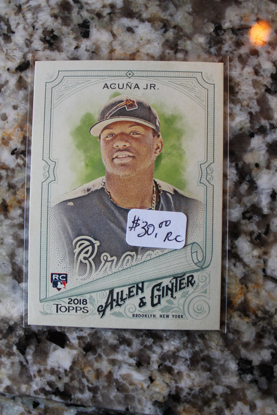 Ronald Acuna Jr. 2018 Topps Allen & Ginter's Rookie Card