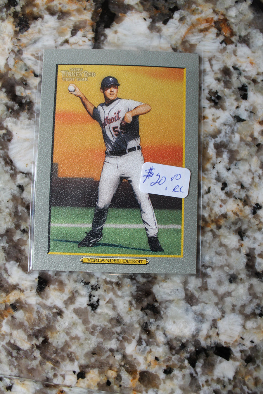 Justin Verlander 2005 Topps Turkey Red Rookie Card