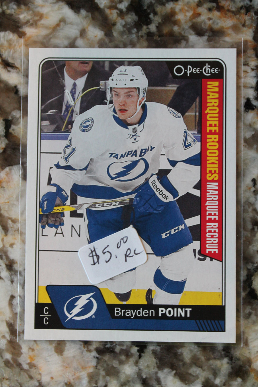 Brayden Point 2016-17 O-Pee-Chee Update - Marquee Rookies Rookie Card