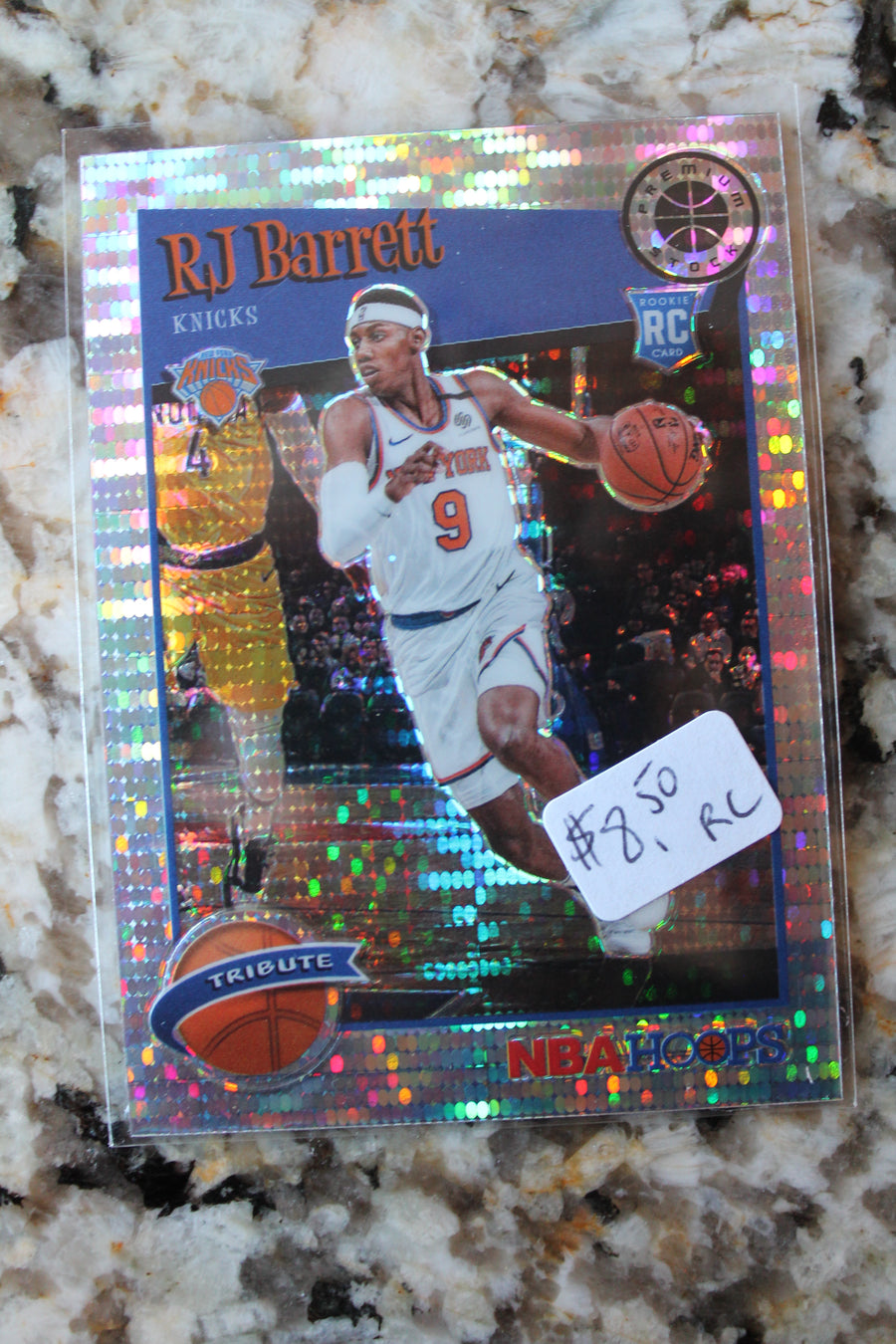 RJ Barrett 2019-20 Panini NBA Hoops Premium Stock Rookie Card