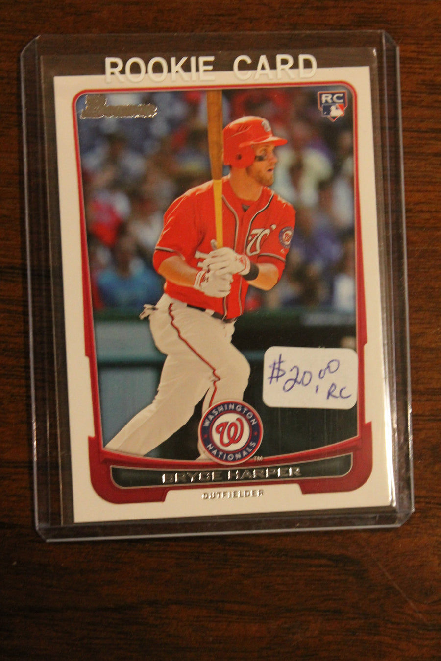 Bryce Harper 2012 Bowman Draft Picks & Prospects Rookie Card