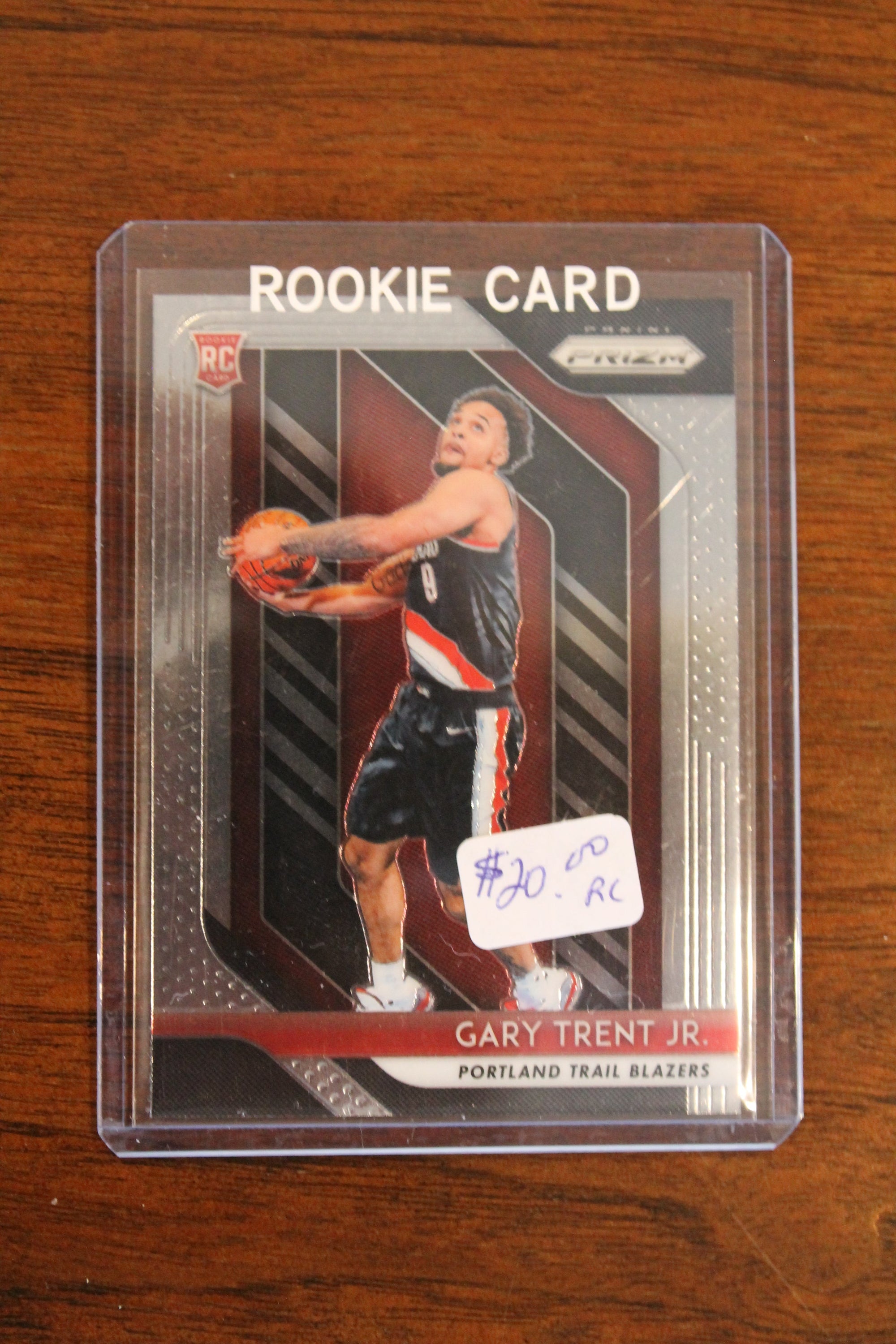 Gary Trent Jr. 2018-19 Panini Prizm Rookie Card