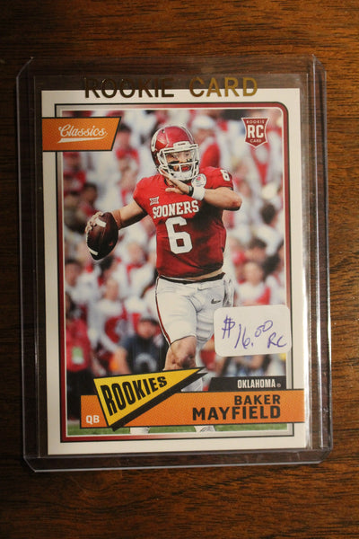 Baker Mayfield 2018 Panini Classics Rookie Card