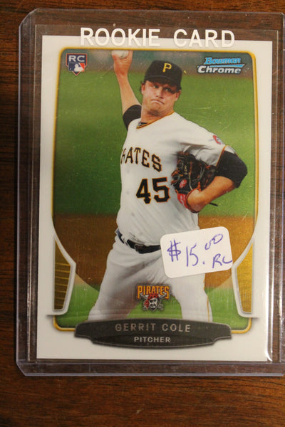 Gerrit Cole 2013 Bowman Chrome Rookie Card