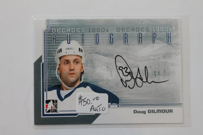 Doug Gilmour 2013-14 In The Game Decades 1990s Autograph - #A-DG