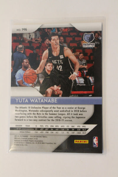 Yuta Watanabe 2018-19 Panini Prizm Rookie Card