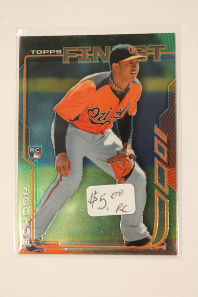 Jonathan Schoop 2014 Topps Finest Rookie Card