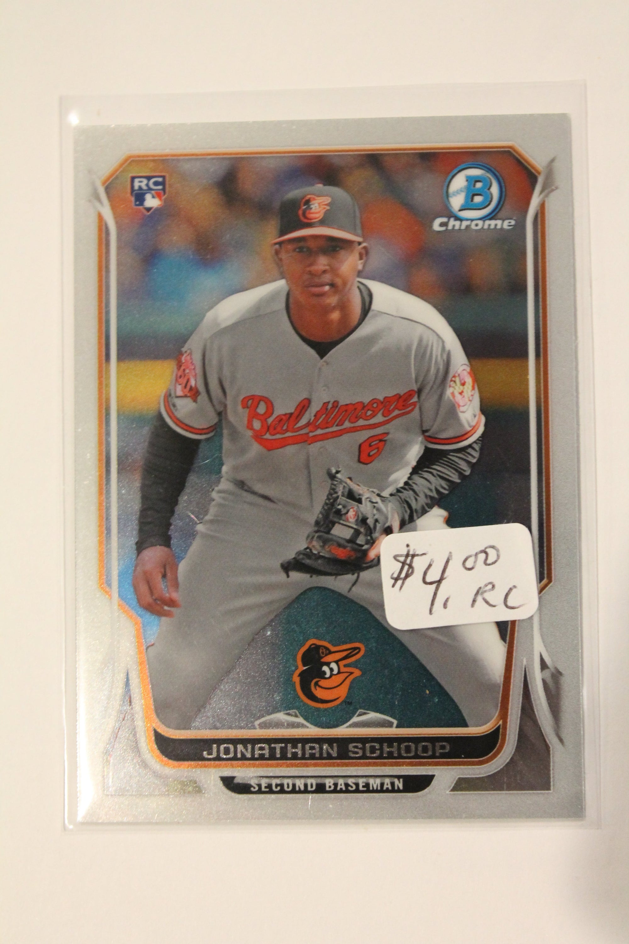 Jonathan Schoop 2014 Bowman Chrome Rookie Card