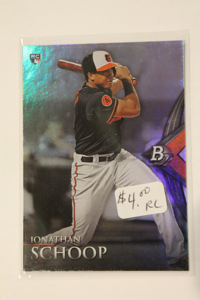 Jonathan Schoop 2014 Bowman Platinum Rookie Card