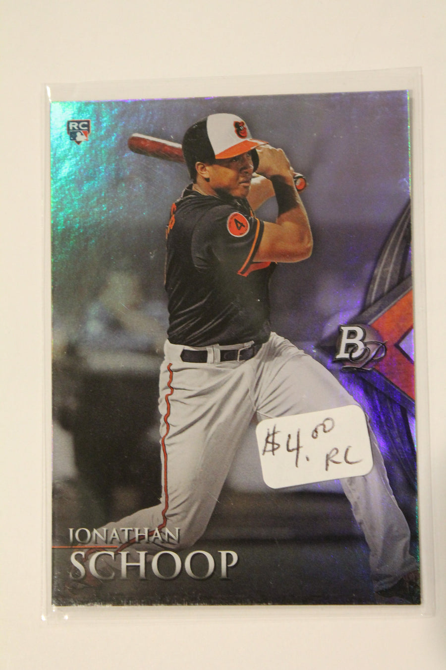 Jonathan Schoop 2014 Bowman Platinum Rookie Card