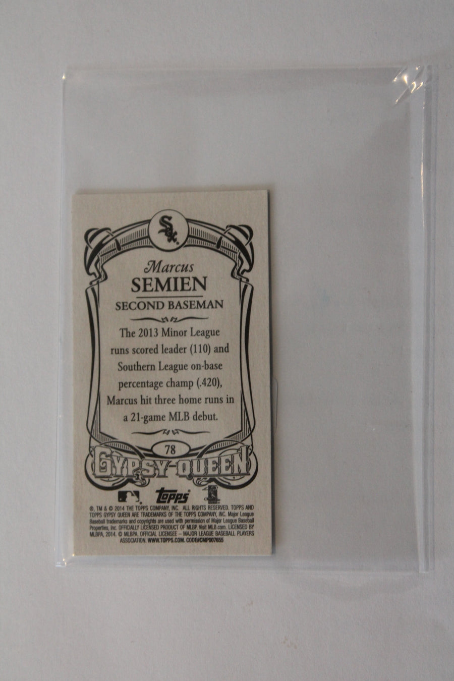 Marcus Semien 2014 Topps Gypsy Queen Mini Rookie Card