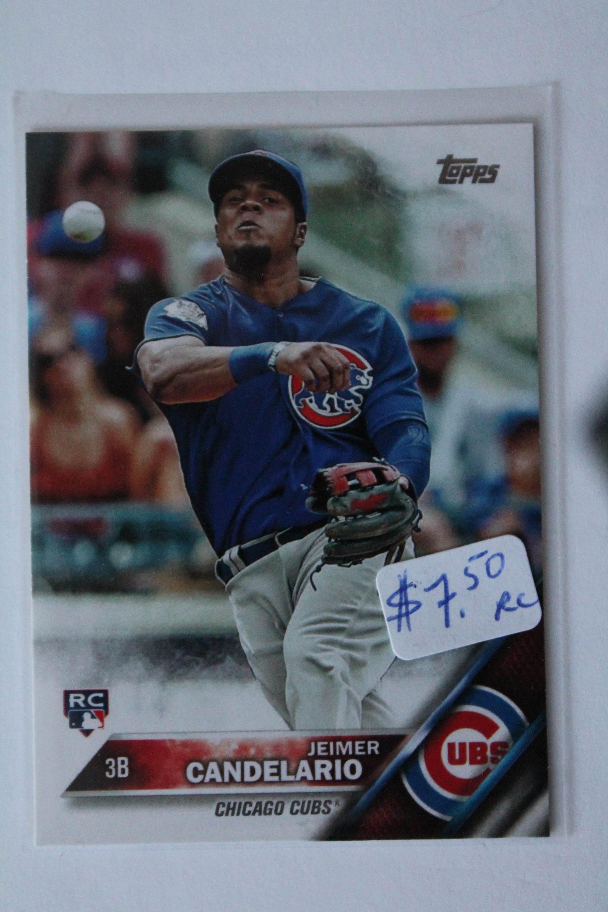 Jeimer Candelario 2016 Topps Update Series Rookie Card
