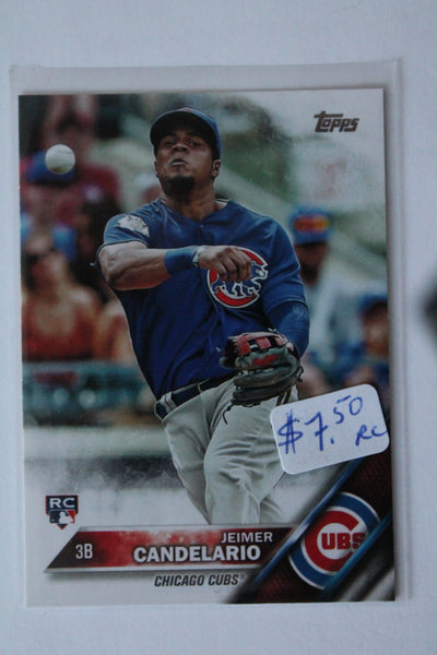Jeimer Candelario 2016 Topps Update Series Rookie Card