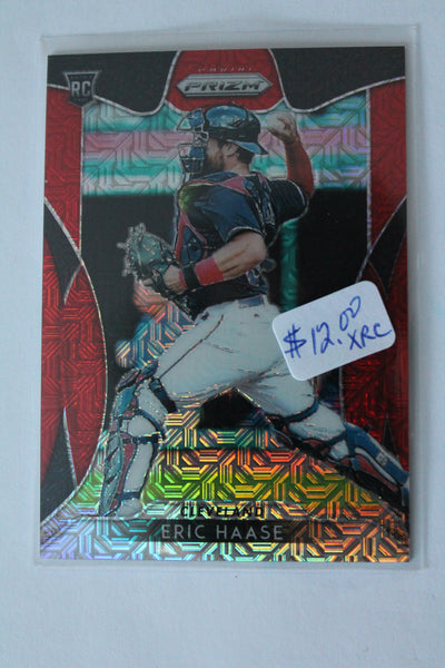 Eric Haase 2019 Panini Prizm - Red Prizm XRC #187/299