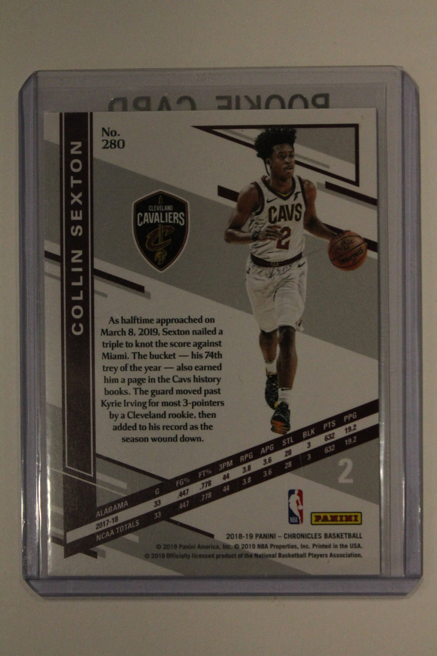 Collin Sexton 2018-19 Panini Elite Rookie Card