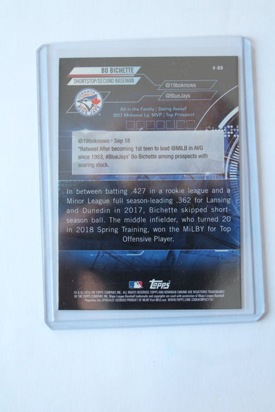 Bo Bichette 2018 Bowman Chrome XRC