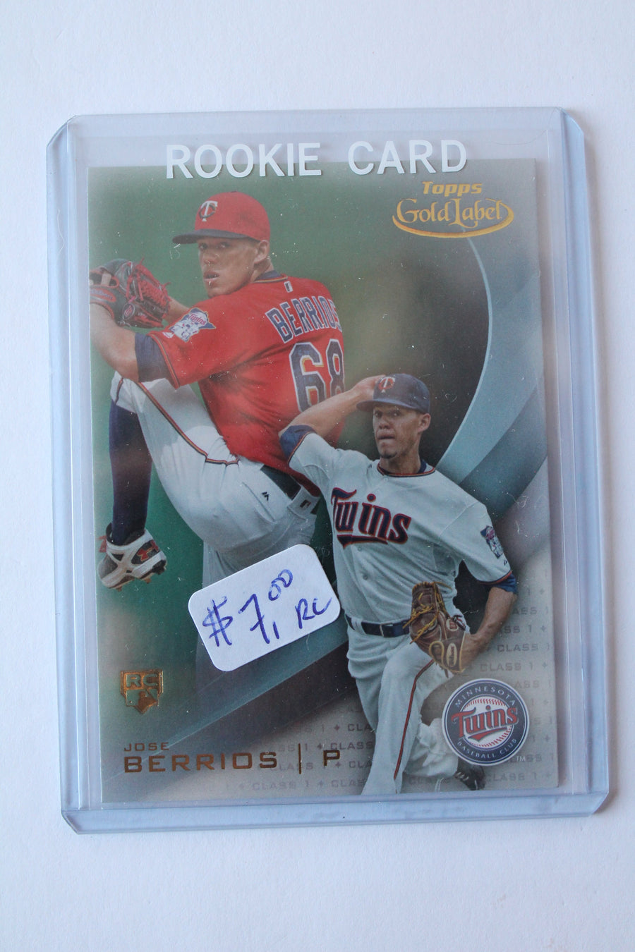 Jose Berrios 2016 Topps Gold Label Rookie Card