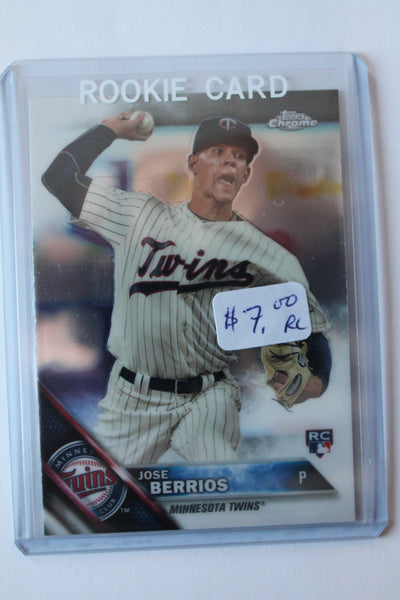 Jose Berrios 2016 Topps Chrome Rookie Card