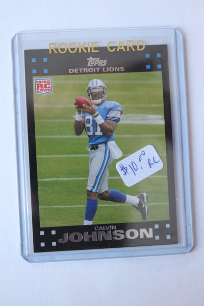 Calvin Johnson 2007 Topps Rookie Card