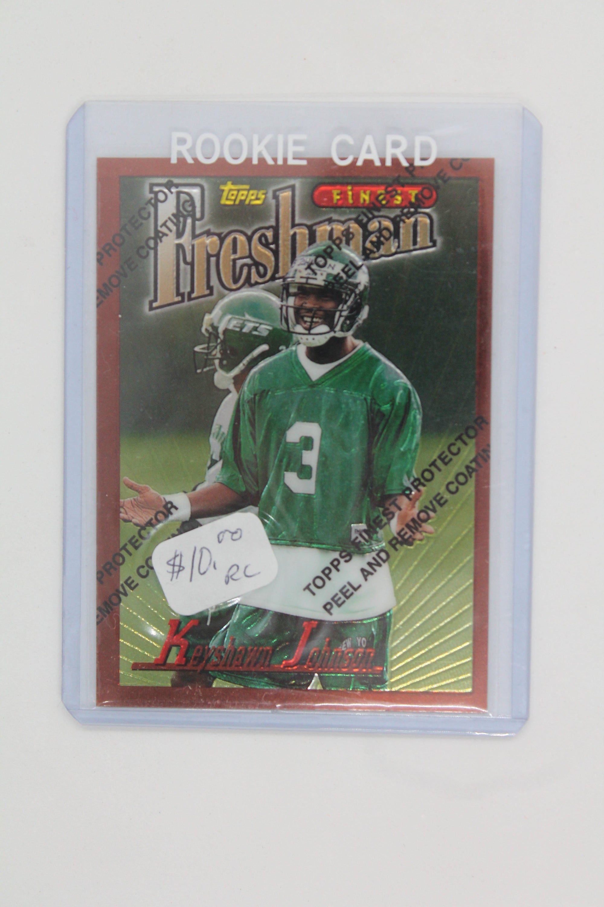 Keyshawn Johnson 1996 Topps Finest Rookie Card