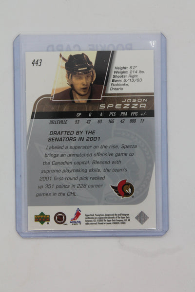 Jason Spezza 2002-03 Upper Deck - Young Guns Rookie Card