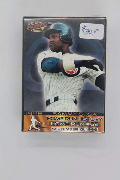 1998 PACIFIC HOME RUN HISTORY SEALED COMPLETE SET MARK MCGWIRE SAMMY SOSA NEW