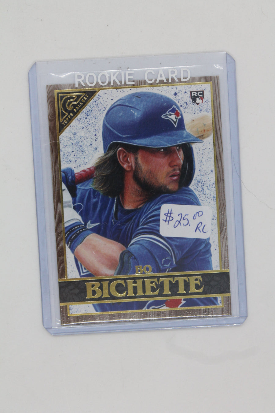 Bo Bichette 2020 Topps Gallery Wood Rookie Card