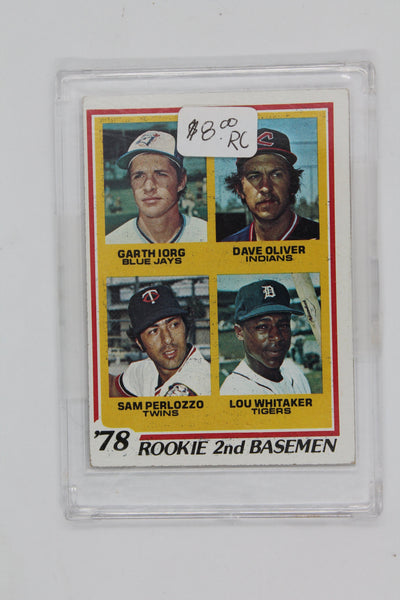 Lou Whitaker Topps Rookie Card