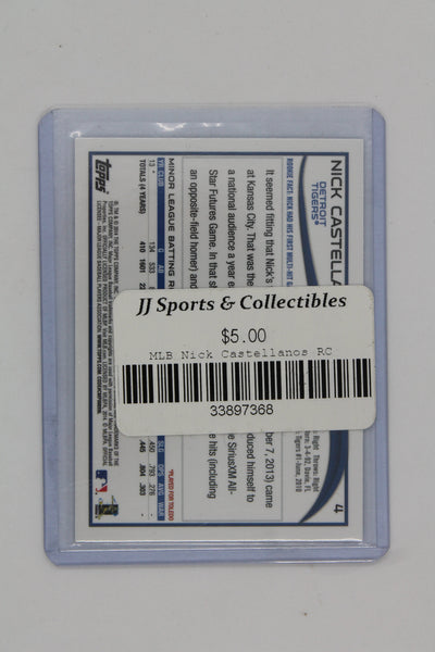 Nick Castellanos Topps Chrome Rookie Card