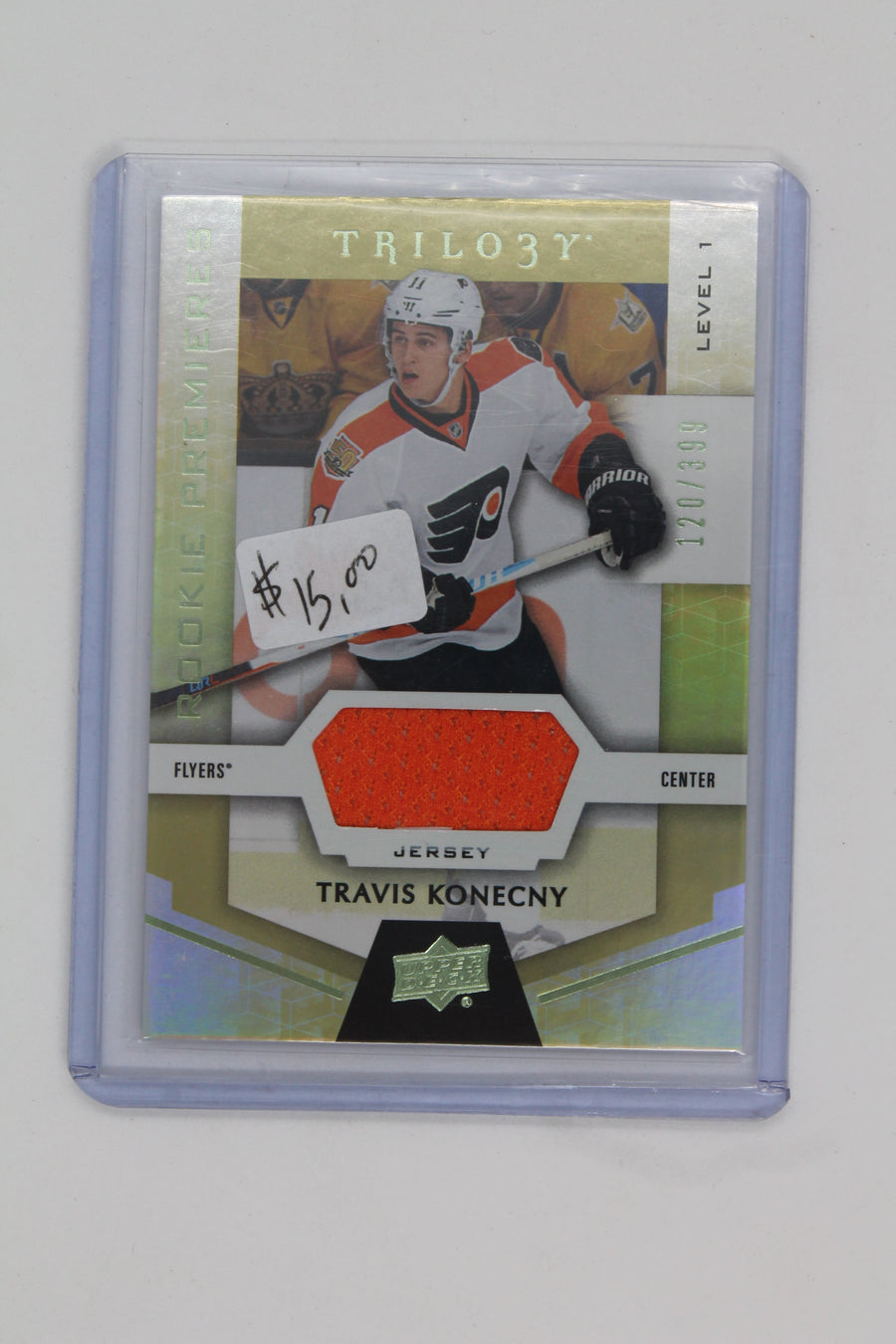 Travis Konecny 2016-17 Upper Deck Trilogy - Green Relics #120/399