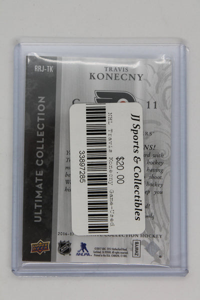 Travis Konecny 2016-17 Ultimate Collection - Ultimate Rookies Jersey Card #2/99