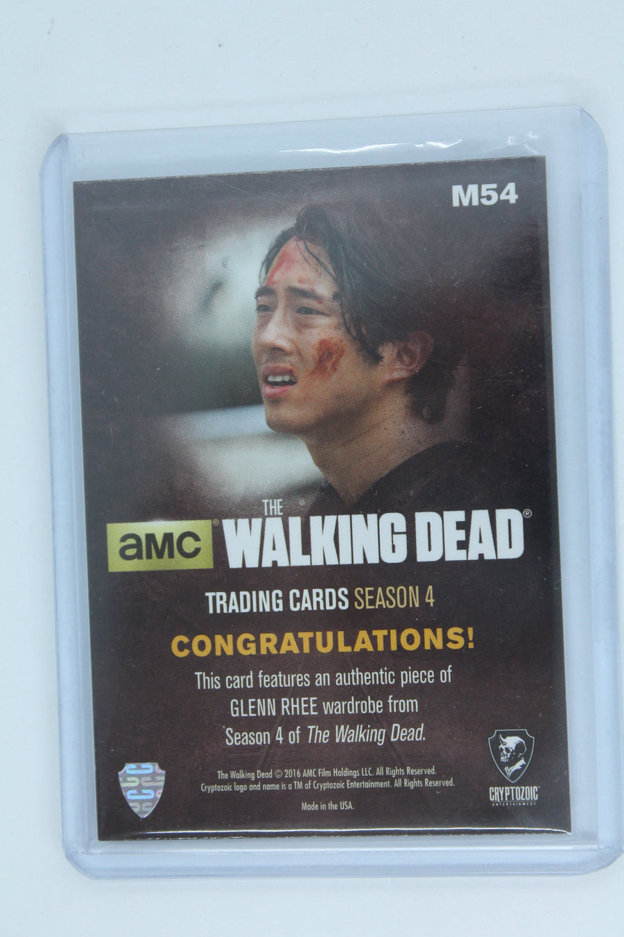 Steven Yeun as Glenn Rhee - The Walking Dead Season 4 - Memorabilia #M54