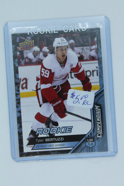 Tyler Bertuzzi 2016-17 Upper Deck Compendium Rookie Card