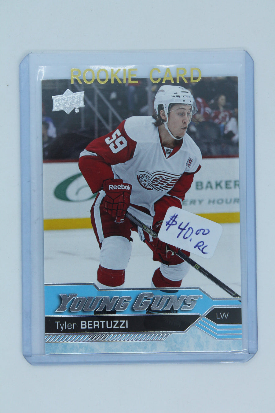 Tyler Bertuzzi 2016-17 Upper Deck  Young Guns Rookie Card